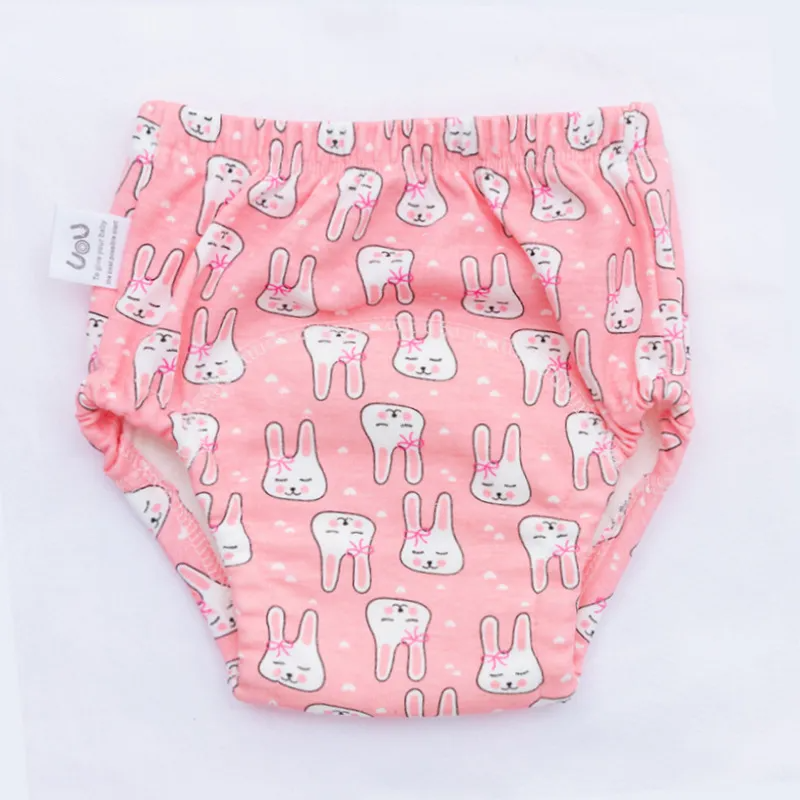 Imported 1 Pc Baby Reusable Diapers 6 Layer Waterproof Reusable Cotton Diapers Breathable Training Cloth Pants Nappy for 0-3 Years