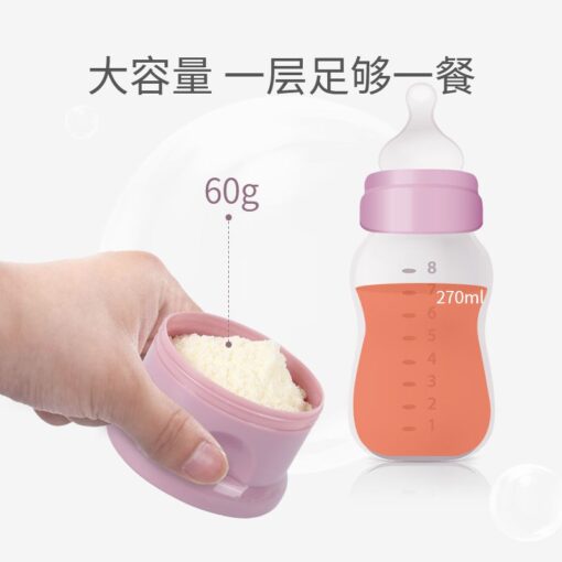 Durable 3 Layer Baby Milk Powder Container